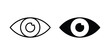 © Cristiane - Eye icon. Linear icon collection. Editable vectors