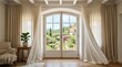 © Linda - Sunlit French Doors Opening to Lush Garden Oasis
