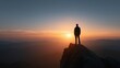 © Gayane - Standing on the mountain peak at sunrise, the distant horizon reminds us that perseverance and vision can reveal possibilities beyond every obstacle.