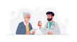 © Liora - Doctor Advises Patient on Medication, Health Consultation and Prescription