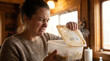 © Guilherme - Grimacing woman holding old expired food leftover container