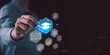 © Images for you - Education specialist leverages digital learning technology to enhance online education, knowledge development, skill training, academic growth, interactive learning, STEM education
