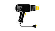 © deni - Black and yellow industrial heat gun with power cord.