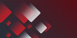 © HELLINA - White background with abstract red grey square decoration. Vector illustration for modern presentation background, brochure design, business card background, website slider, landing page