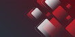 © HELLINA - White background with abstract red grey square decoration. Vector illustration for modern presentation background, brochure design, business card background, website slider, landing page