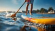 © milkyway - Stand-Up Paddleboarding on Serene Water