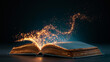 © Helka - open book with glowing lights
