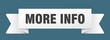 © BHM - more info ribbon isolated on transparent background. more info ribbon