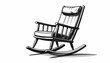 © daeng - Vintage wooden rocking chair closeup.