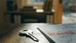 © hathairat - Rejected Mortgage Application with Key on Table in Cozy House Setting