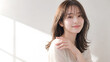 © mocography - 透明感のある大人可愛いモデル女性の美容ポートレート