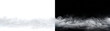 © Tanay - Fog soft white ground mist layer with realistic atmospheric texture for overlays and PNG, Transparent and Black Background Versions