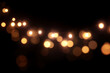 © Mariia - String Lights with Warm Glowing Bokeh, glow softly against