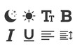 © Precious - Text Formatting Icons