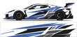© mochiro - Racing Car Side View Decal 1.
