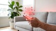 © NK - Man hand holding smartphone with glowing red email envelope and warning alert icons, spam email, phishing scam, suspicious message and email security threat warning concept
