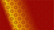 © semaji - Luxury red and gold oriental geometric seamless pattern. Elegant Chinese New Year background with traditional mandala floral vector illustration for premium branding and textile.