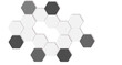 © Md Yusuf - Abstract Hexagon Geometric Pattern with Minimal Honeycomb Network for Modern Business and Technology Background.