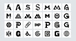 © Laila - Collection of Monograms, Initials, Letters, and Symbols for Branding