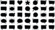 © Mst. Taslima Akhter - Black comic speech bubbles on white background