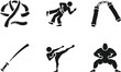 © Sunjida Akter - Dynamic soccer player silhouettes in action sequence, ideal for sports branding, athletic design, or energetic team graphics for a winning campaign