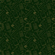 © Bee Project - Green School background seamless texture.