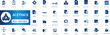 © Five Million Stock - AI ethics solid icons, artificial intelligence regulation, bias detection, data governance, model transparency, and algorithm audit vector set.