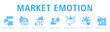 © hans_ts - Market Emotion Web Banner  icon vector illustration concept