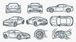 © ridwan - Car Concept Lineup Sketches.