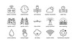 © Cali6ro - Irrigation system icons representing controls and watering features
