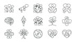 © Gereh - Diverse Communication Icons: Speech Bubbles, Brainstorming, Global Connection, Teamwork, Ideas