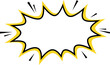 © Chandrasiri - Comic Speech Bubble Burst Frame Pop Art Explosion Outline