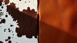 © IroHa - Raw cowhide and finished leather side by side, texture contrast.