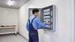 © Jakub - Technician repairing fuse box