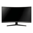 © arif - Modern curved computer monitor screen isolated on white background