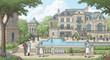 © Jangan - A large luxurious mansion with a pool.