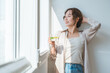 © buritora - Women who drink detox water, lemon water, and mint water.
