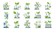 © donald - Genetic Engineering Laboratory Icons Set.