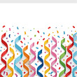 © Irwan - Colorful Party Streamers and Confetti Vector Pattern
