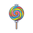 © mas - Colorful swirly lollipop on stick 2.