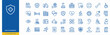 © Mrsd - Comprehensive set of health insurance outline icons for medical services and care planning