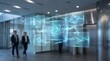 © AFIATRAYYAN - Augmented Reality Hologram Business Technology Abstract Data Visualization Office Professional Analytics