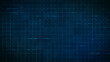 © Chanchai - Abstract blue digital technology grid background with graphic glowing lines.