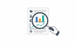 © Alf - Modern data analysis and corporate governance audit with magnifying glass over financial reports and charts
