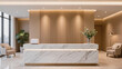 © Astri - Modern Reception Desk Interior Design 1.