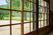 © Yuka3 - view from the wooden window, countryside, Japan, retro