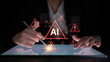 © InfiniteFlow - Futuristic artificial intelligence concept depicting AI hallucination, processing errors, and generating misinformation. Represents the risks of unreliable algorithms and model collapse. Corpus