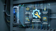 © Chopang.studio - Predictive maintenance system with iot gateway and controller for manufacturing process monitoring and diagnostics ensuring efficient temperature analysis and service scheduling