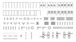 © dinuk_Studio - Architectural Parking and Traffic Symbol Vector Library with Top View Site Plan Icons, Road Marking CAD Blocks and Urban Design Elements