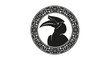 © Roso Vektor - Black bird head logo design.